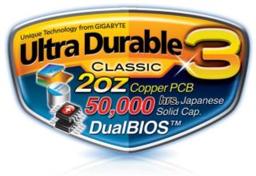 Gigabyte представила технологию Ultra Durable 3 Classic для системных плат на чипсетах AMD