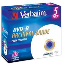 Verbatim Archival Grade DVD-R - диски, которые не боятся времени