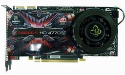 XFX 4770ST D5 512MB — фото и характеристики черного Radeon HD 4770 