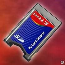 PCMCIA адаптеры флэш-карт от SanDisk