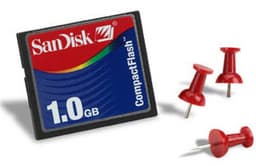 Comdex Fall 2001: 1 Гб флэш-карта CF Type I от SanDisk