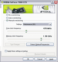 On the clock rates of GeForce 7800 GTX GPU