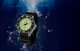 Титановый корпус, водозащита на 300 метров и гелиевый клапан. Представлены часы Timex Deepwater Meridian 300 Titanium HEV Automatic