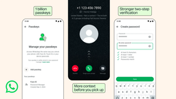 WhatsApp усиливает безопасность: больше ключей доступа и защита от неизвестных звонков