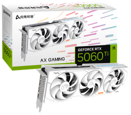 Большая и белая RTX 5060 Ti. AX Gaming представила видеокарту GeForce RTX 5060 Ti X3W PRO 16GB