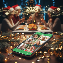 Новогодний рекорд WhatsApp. Более 1,4 млрд звонков под Новый год