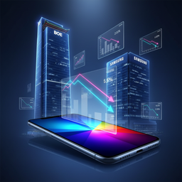 Samsung уступила китайскому конкуренту и опустилась на второе место. BOE обошла Samsung Display на рынке дисплеев для смартфонов