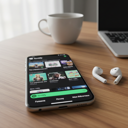 Мобильный Spotify начал работать на украинском