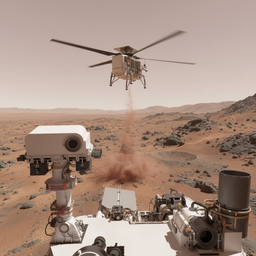 NASA предлагает посмотреть на полёт марсианского вертолёта Ingenuity в 3D