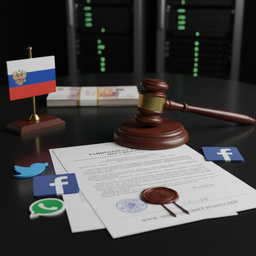 WhatsApp, Facebook* и Twitter оштрафовали в России на 36 млн рублей