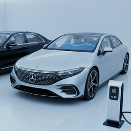 Большой электрический седан Mercedes-Benz EQS оказался дешевле бензинового S-Class