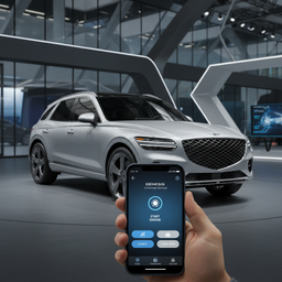 Genesis представила кроссовер GV70 в России — впервые доступно управление со смартфона