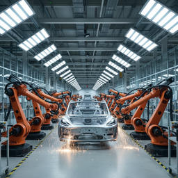 Tesla завершила строительство берлинского завода. Предприятие осуществляет сборку кузова кроссовера Model Y за 45 секунд