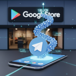 Telegram присоединился к клубу миллиардных загрузок из Google Play