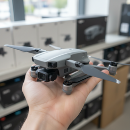 DJI Mavic 3 уже появился в магазинах: новый дрон наконец засняли вживую в руках пользователя