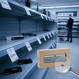 Очередной дефицит на рынке. Из магазинов исчезла оперативная память DDR5