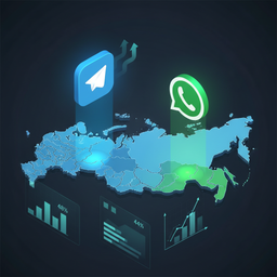 От Москвы до Забайкалья: Telegram впервые обошел WhatsApp в большинстве регионов России