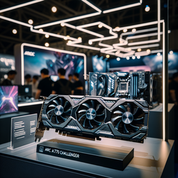 СМИ показали первое фото видеокарты ASRock Arc A750 Challenger — её привезли на TGS 2022