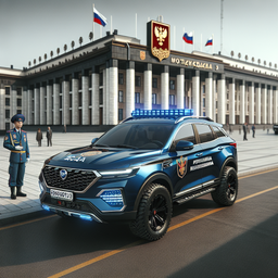 Названы особенности Haval F7 и F7x для Минобороны, Росгвардии, ГИБДД, Генеральной прокуратуры, МВД и Следственного комитета