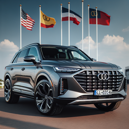 Абсолютная новинка Audi добралась до России. Дилер привез 7-местный кроссовер Audi Q6 из Китая – он даже больше европейского Q7