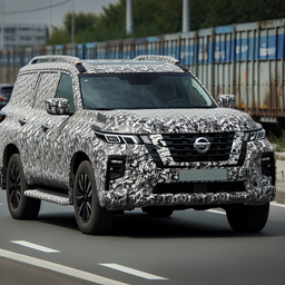 Это Nissan Patrol следующего поколения. Он впервые попал на фото