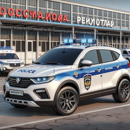 Кроссовер «Москвич 3» уже на службе в ГИБДД