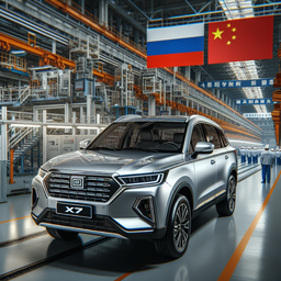 В Китае представили обновленный кроссовер BAIC X7 – его будут собирать в России