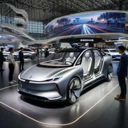 1000 км без подзарядки, разгон от 0 до 100 км/ч за 3 с и 5D-экран. Hongqi E001 показали вживую