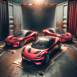Совершенно новые Tesla Roadster выставили на продажу. Их «забыли» в контейнерах 13 лет назад