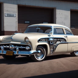 Необычный гибрид выставили на продажу в России. Классический Ford Customline 1955 года выпуска скрестили с «Чайкой» и «Волгой»