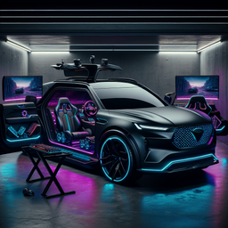 Представлен геймерский Lexus TX: c RGB-подсветкой, мощной акустикой и парой больших мониторов в салоне