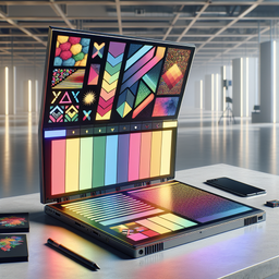 Полная свобода самовыражения: Asus встроила цветной экран E Ink в крышку ноутбука