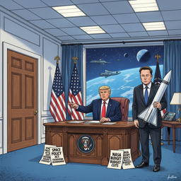 Трамп отстраняет Илона Маска от принятия решений в космической политике США