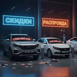 Кроссовер с мотором 147 л.с. и «автоматом» по цене Lada Vesta с двигателем 122 л.с. и «механикой». Скидки на Xcite X-Cross 7 выросли до 750 тыс. рублей