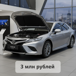 Новая Toyota Camry 2025 с расходом 5,7 л на 100 км — недорого. В России ещё можно купить популярный седан в старом кузове
