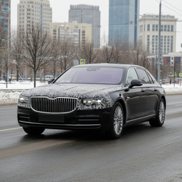 Такие машины могут собирать на бывшем заводе Toyota: обновленный Aurus Senat заметили на улицах Москвы