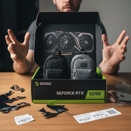 Пользователи покупают GeForce RTX 5090 за 3000 долларов, но в запечатанной коробке находят лишь несколько рюкзаков: обмануты уже больше 30 человек