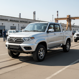 Отечественный 224-сильный рамный внедорожник с корнями Toyota, который будут собирать на УАЗе. Появились живые фото Sollers ST9