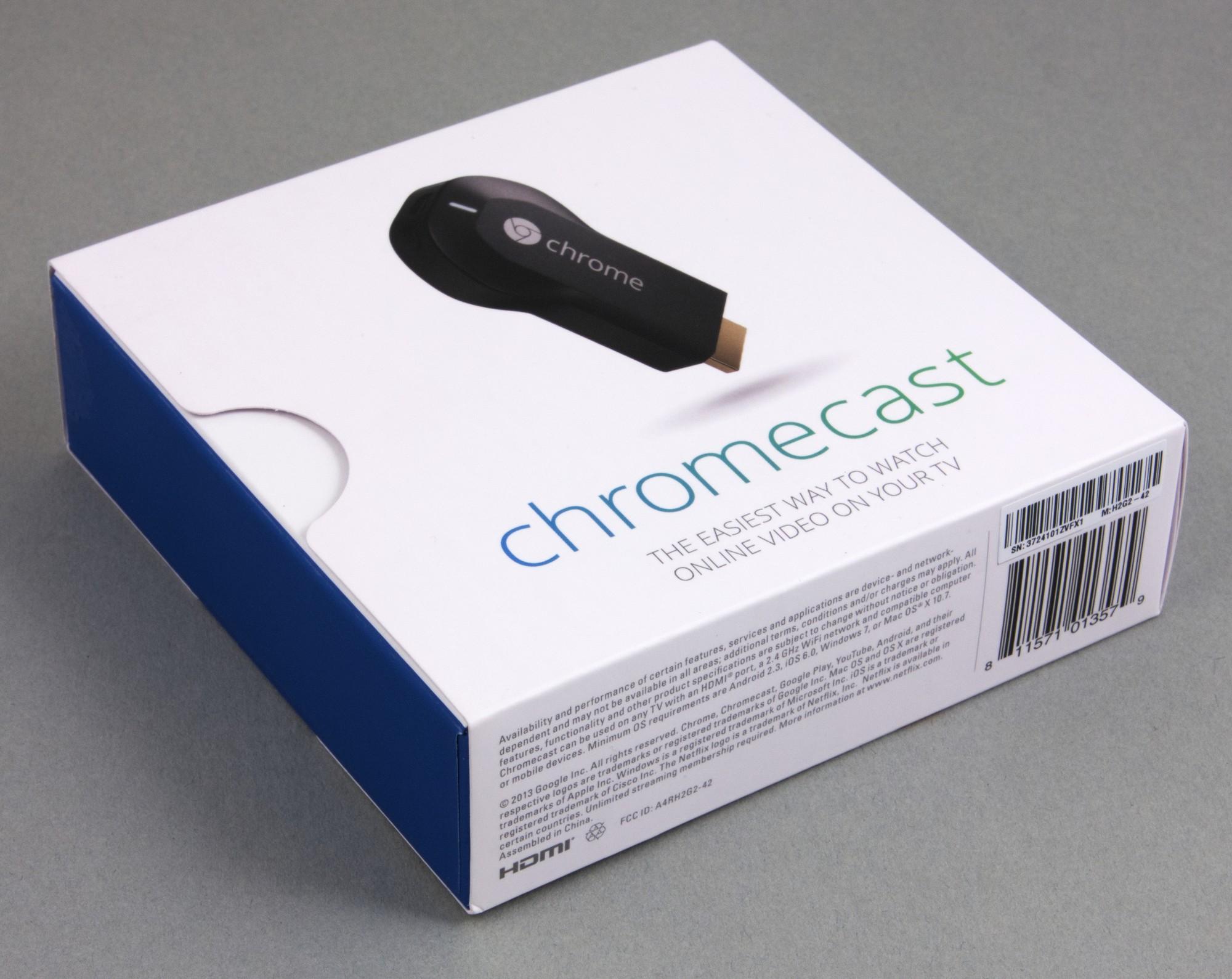 Медиаадаптер Google Chromecast