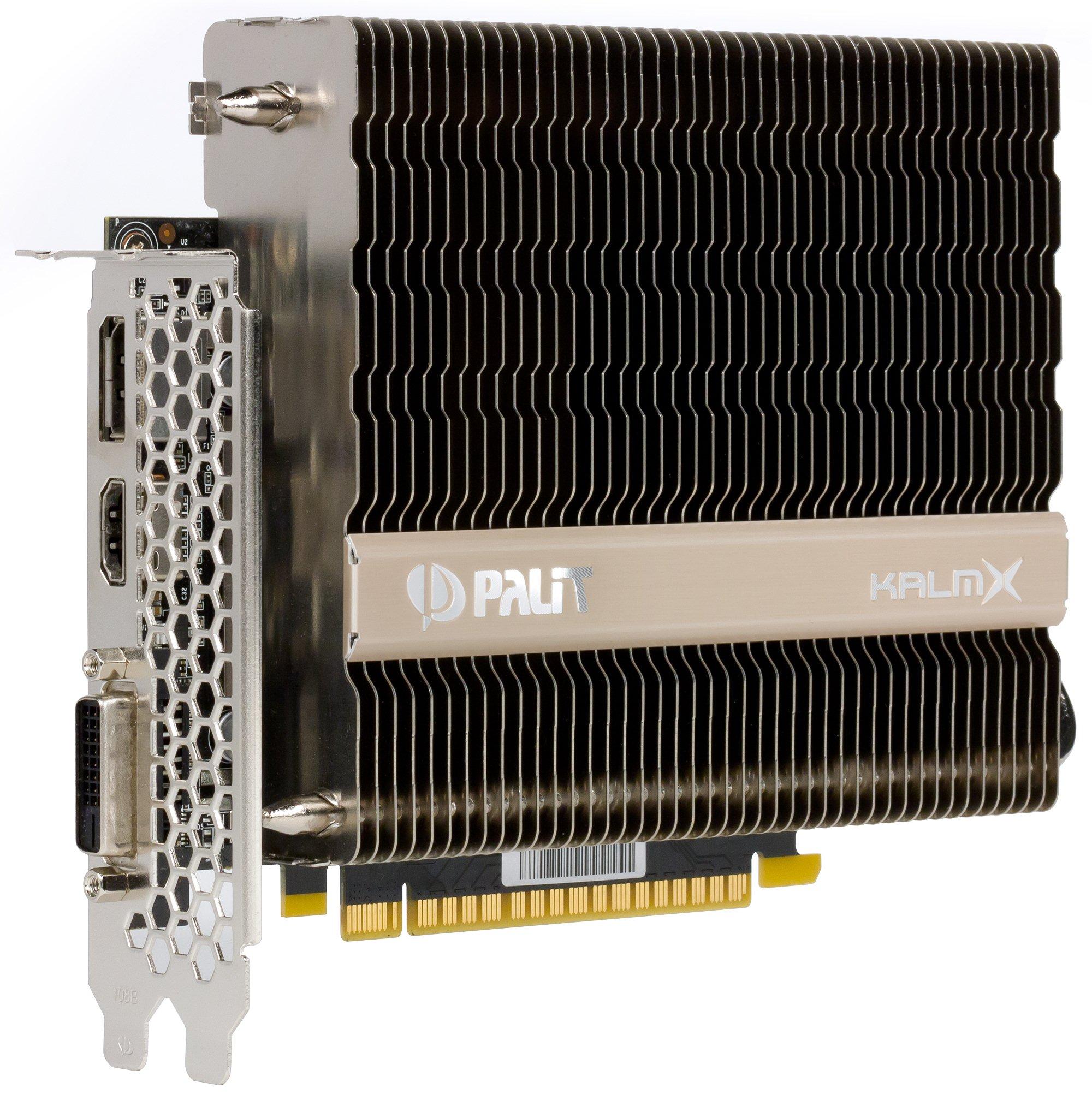 Видеоускоритель Palit GeForce GTX 1050 Ti KalmX (4 ГБ):