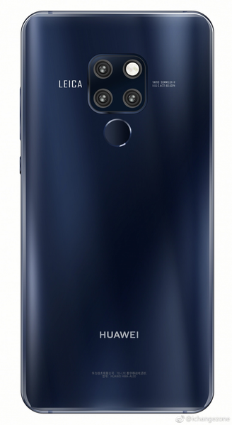 Флагманский камерофон Huawei Mate 20 Pro красуется на качественных рендерах