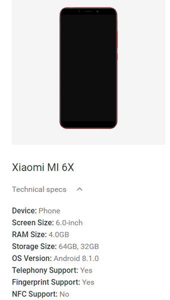 Смартфон Xiaomi Mi 6X обойдётся покупателям в 285 либо 315 долларов, фото 2