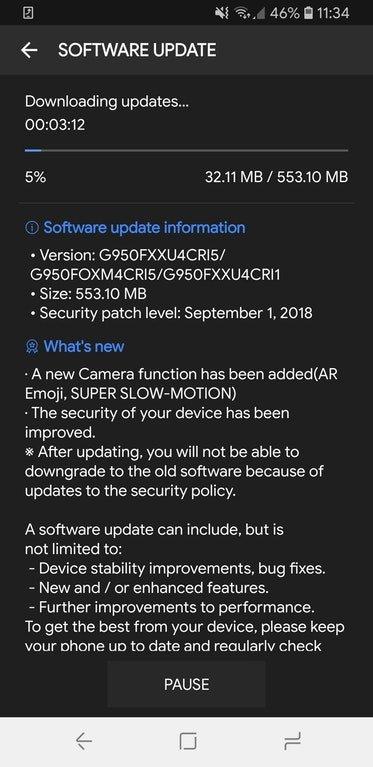 Samsung Galaxy S8 получил режим Super Slow-Motion и AR-эмодзи, как у новых флагманов, фото 2