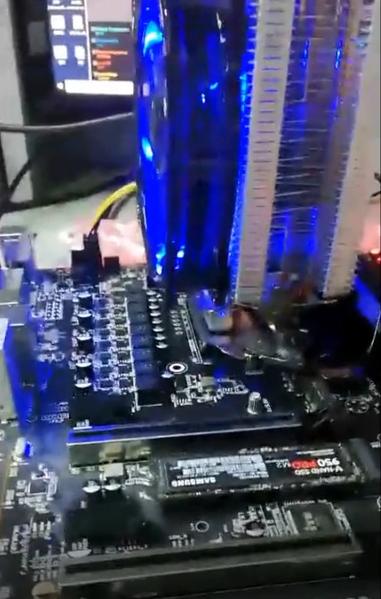 Процессор Intel Core i7-9700K разогнали до 5,3 ГГц при использовании воздушного охлаждения, фото 1