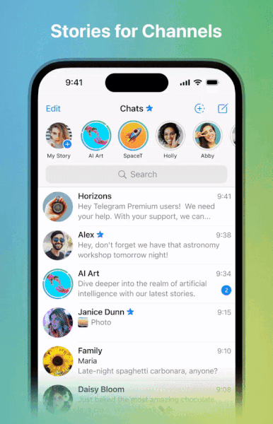 В Telegram запустили «Истории» для каналов, а также множество других улучшений, фото 2
