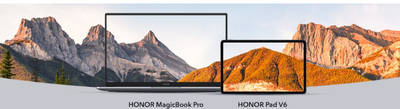 Honor объявляет о старте продаж планшета Honor Pad V6 и обновлённых ноутбуков серии Honor MagicBook 
