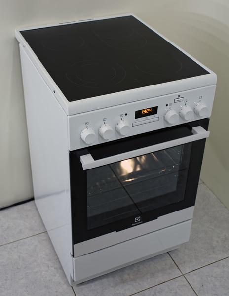 Плита электрическая отдельностоящая Electrolux EKC954908 W:, фото 68