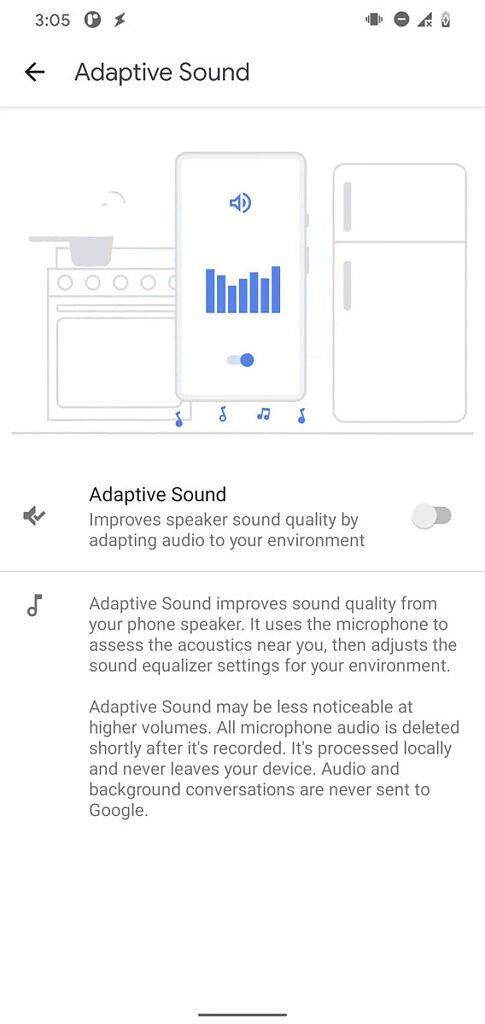 Звук в ванной станет лучше. Google готовит функцию Adaptive Sound для смартфонов Pixel, фото 1
