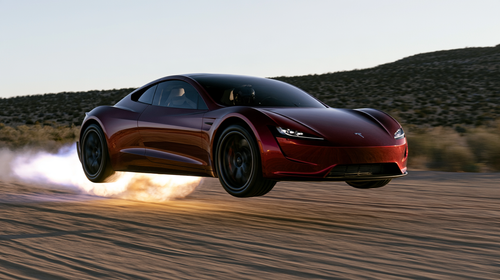 Он будет летать? Во время презентации нового Tesla Roadster над базой SpaceX закрыли воздушное пространство