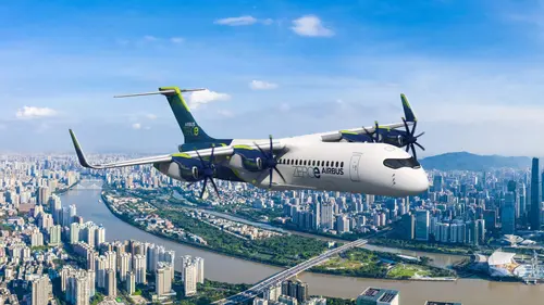 Airbus готовит совершенно новый самолет на 80 пассажиров — ему не понадобится керосин